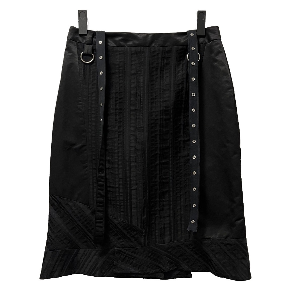 Vintage Y2K Infinitif black pencil skirt size EU 38